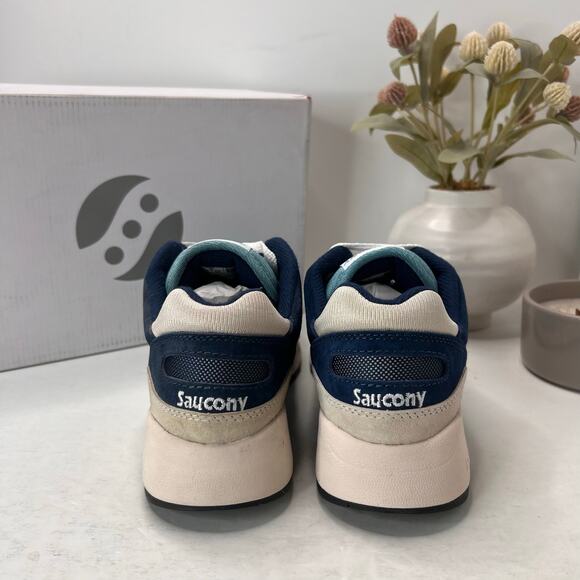 Saucony Shadow 6000 Sneaker Blue/Royal Blue/White S70441-33 Men 9M Tried On